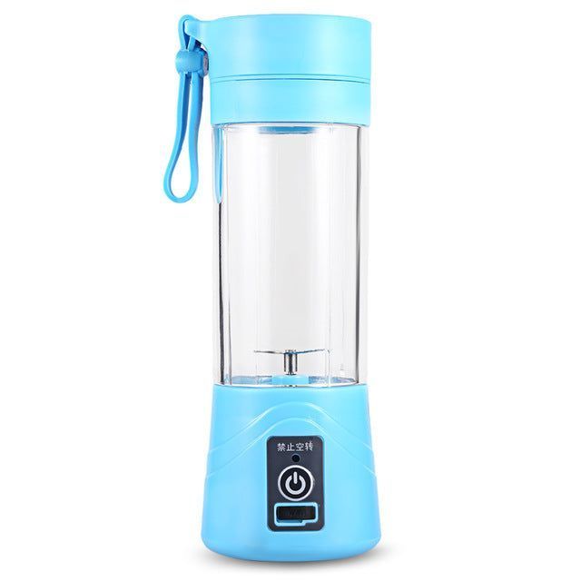 Portable USB Juice Blender – Rechargeable 6-Blade Mini Mixer